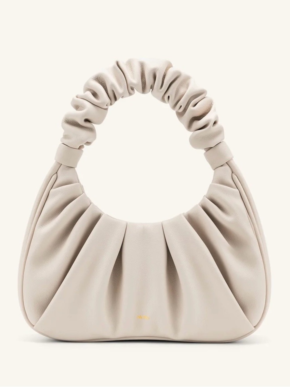JW PEI Gabbi Ruched Hobo Handbag in Cream (basically new)